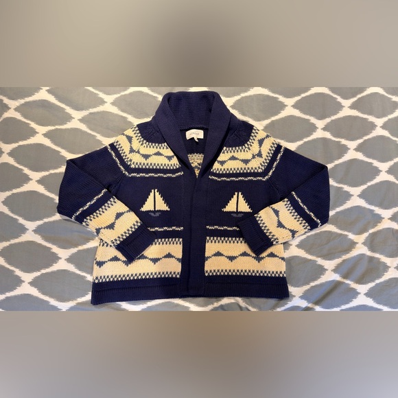 THE GREAT. The Sailboat Lodge Cardigan, Size 1! - Picture 5 of 6